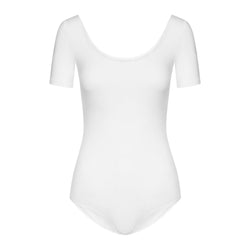 Body R3100 a maniche corte di colore bianco