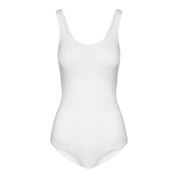 R3101 sleeveless body in white