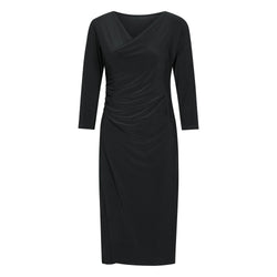 RU5523 Robe noire pour femme