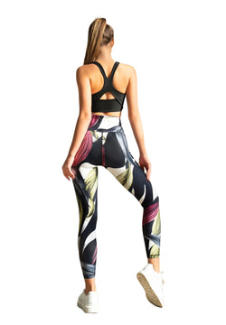 324 extra high waist leggings in black, pink, green blum