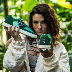 Fuego Jade Dance Sneaker in Green