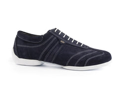 PD Pietro Street dance shoes in Blue Nubuck/White Sole