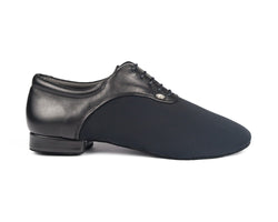 PD 030 par chaussure de danse noire en néoprène / cuir