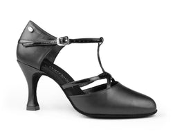 PD121 PREMIUM Tanzschuhe in Black Leather