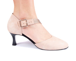 PD126 Scarpe da ballo premium in Pink Nubuck