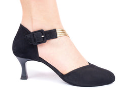 PD126 Premium Tanzschuhe in Black Nubuck