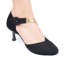 PD126 Premium dance shoes in Black Nubuck