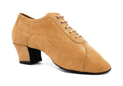 PD705 Tanzschuhe in Soft Camel Suede