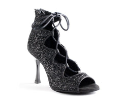 PD805 PRO dance shoes in black glitter