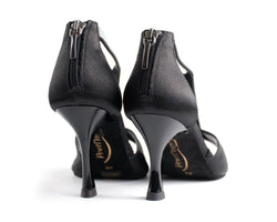 PD806 PRO Tanzschuhe in Black Satin