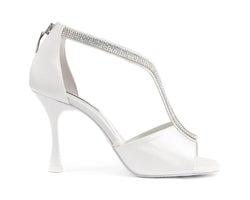 PD806 PRO Chaussures de danse en satin blanc