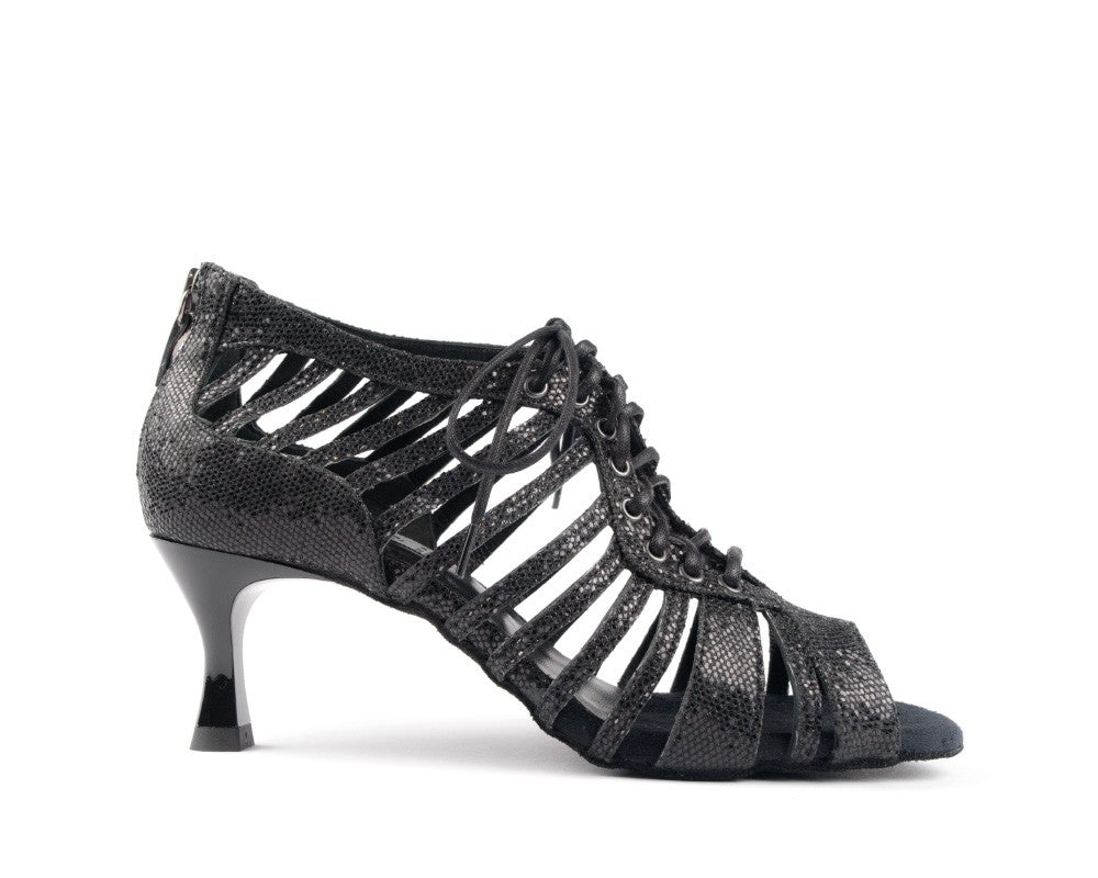 PD812 PRO Tanzschuhe in Black Glitter