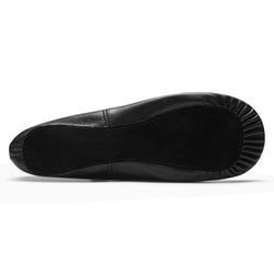 1003 Chaussons de danse en cuir noir