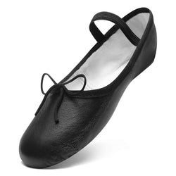 1003 balletto scatta pelle in nero