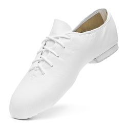 1270 zapatos de jazz básicos II en blanco con una suela dividida